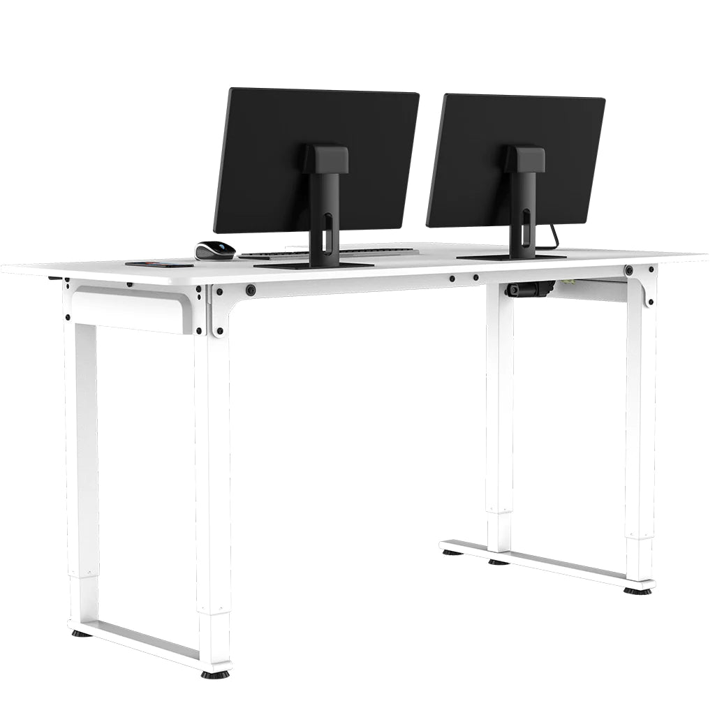 MotionGrey - Ergo2 Series L Shape Standing Desk with Tabletop Desks