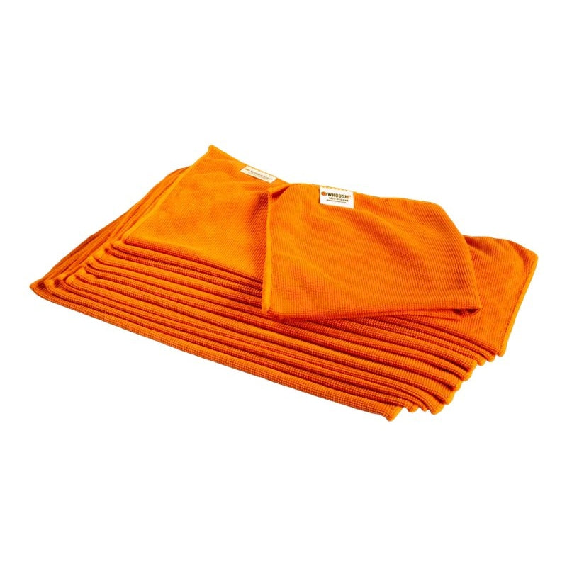Whoosh! Antimicrobial Treated Microfiber Cloth 12 Pack XL 14in x 14in Cleaners