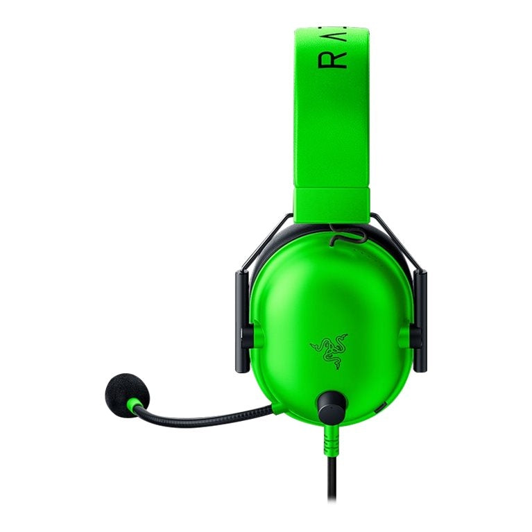 Razer Gaming Headset Wired BlackShark V2X With Boom Mic Hyperclear Advanced Passive Noise Cancelling 7.1 Surround – Green Gaming Headsets