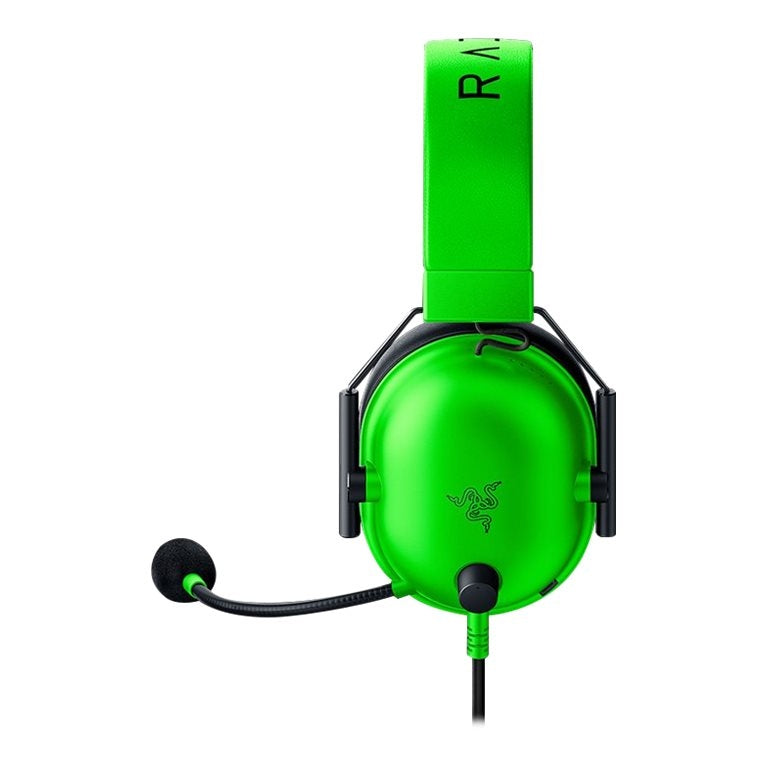 Razer Gaming Headset Wired BlackShark V2X With Boom Mic Hyperclear Advanced Passive Noise Cancelling 7.1 Surround – Green Gaming Headsets