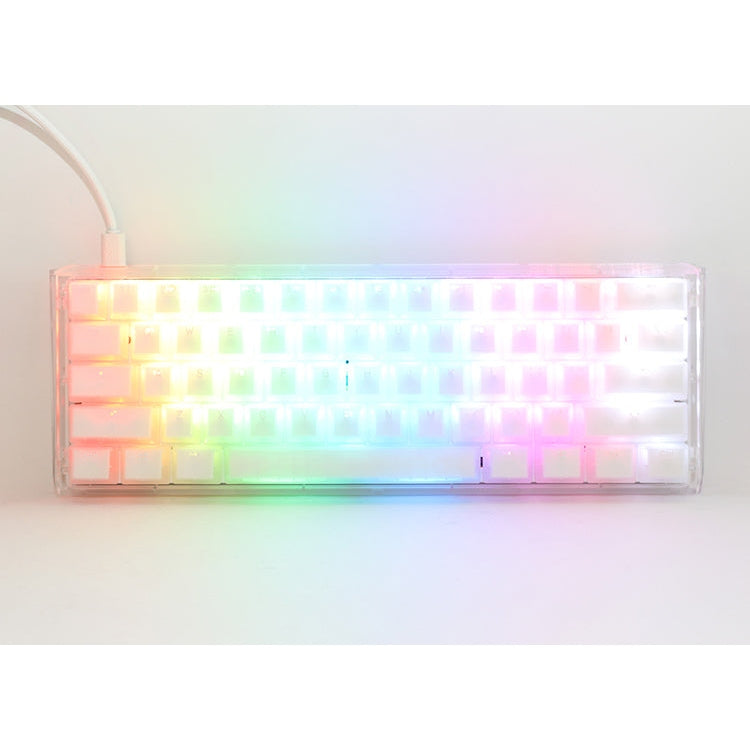 Ducky ONE 3 Aura RGB Mini Mechanical Keyboard White MX Cherry Red Keyboards