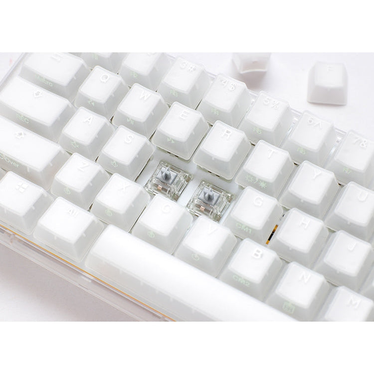 Ducky ONE 3 Aura RGB Mini Mechanical Keyboard White MX Cherry Red Keyboards