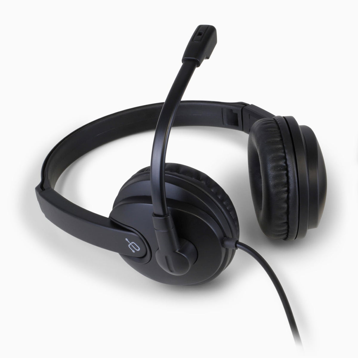 Aluratek AWHU02FB headset, side view