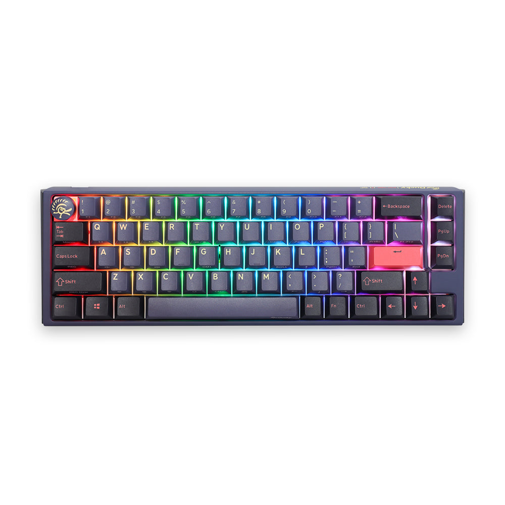 Ducky ONE 3 Mechanical Keyboard RGB Cosmic - SF - MX Cherry Silver Hot-Swappable 65% Keyboards
