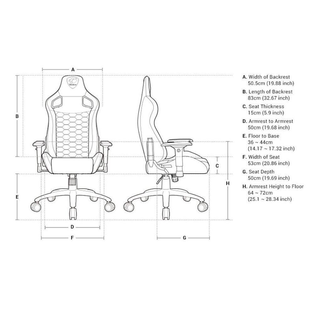 Cougar Outrider S Gaming Chair Gaming Chairs