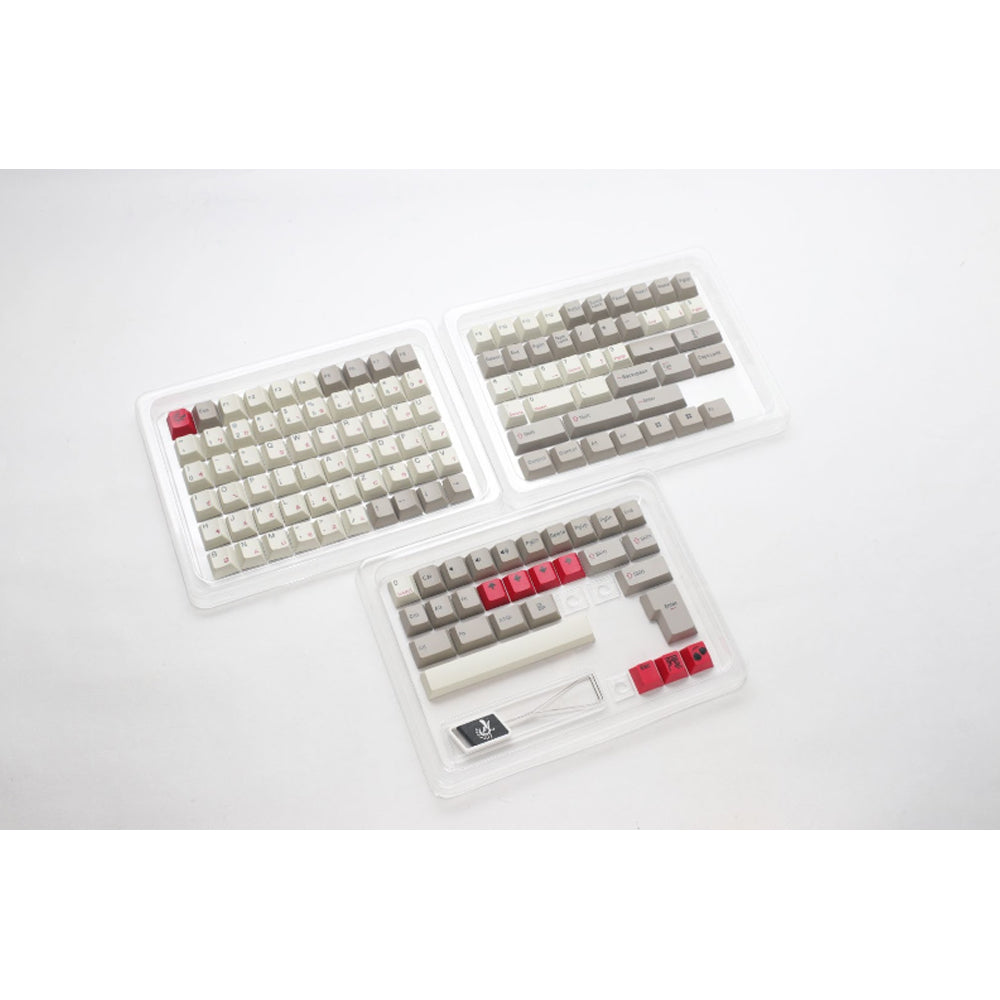 Ducky Vintage PBT Triple Shot Keycaps 133 Key Caps