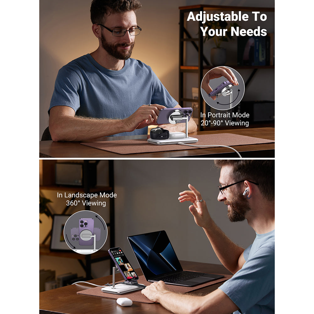 UGREEN 3-in-1 Wireless Charger for Apple Watch Charging Hub