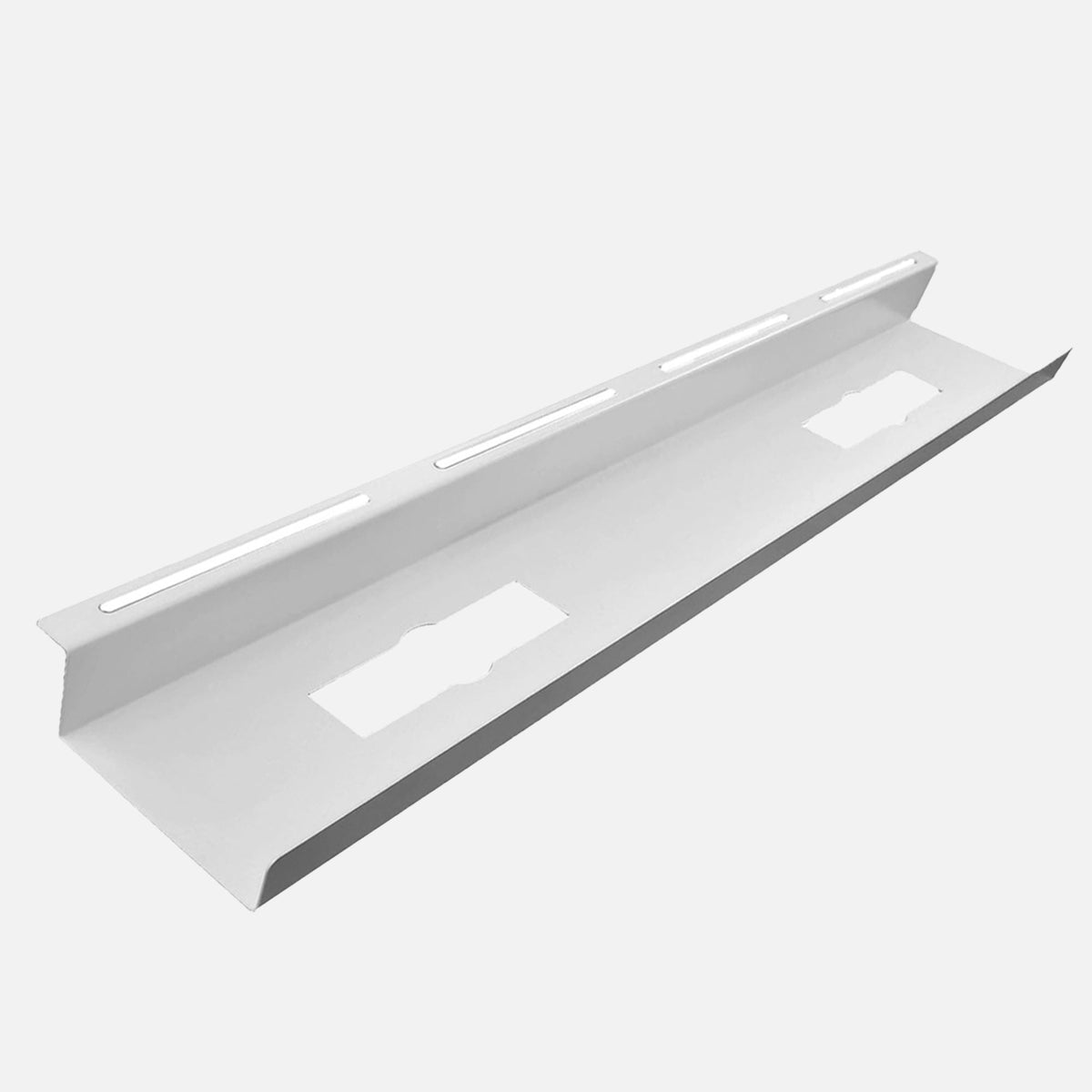 White MotionGrey under-desk cable tray product view