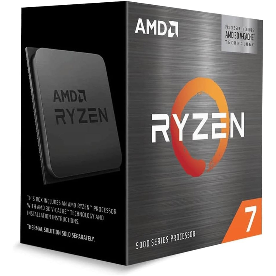 AMD CPU Ryzen 7 5800X3D 8 Core 16 Thread Without Cooler CPUs