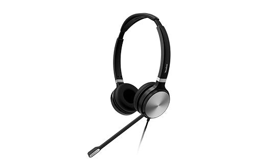 Yealink YHS36 Dual headset with two earcups on a light background