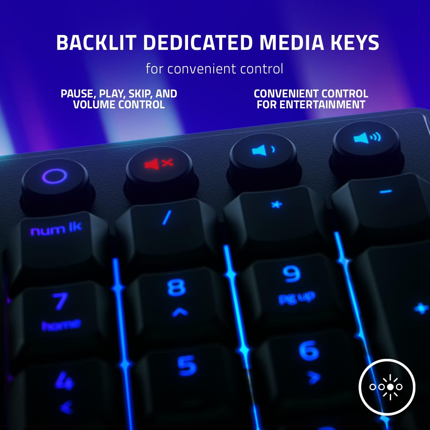 Razer Gaming Keyboard Wired Ornata V3 Low-Profile Mecha-Membrane Switches With Sound Dampening Foam Chroma RGB – Black Keyboards