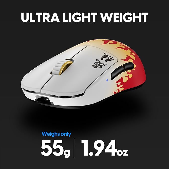 Pulsar x Demon Slayer X2H Rengoku Kyojuro Limited Edition Wireless Gaming Mouse Gaming Mouse