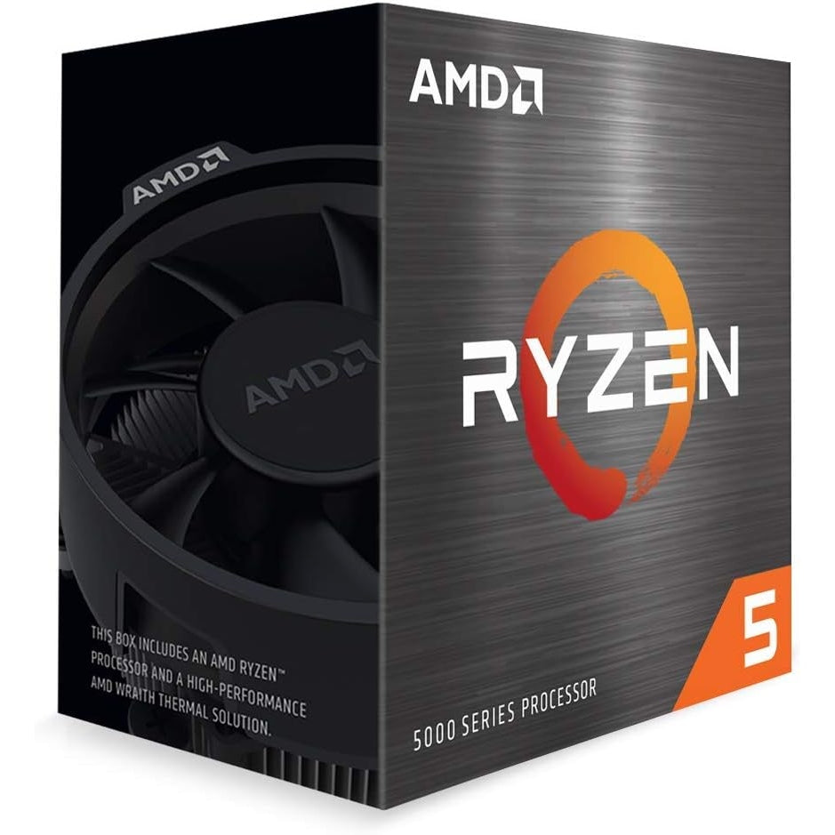 AMD Ryzen 5 5600X 6-core, 12-Thread Unlocked Desktop Processor with Wraith Stealth Cooler CPUs