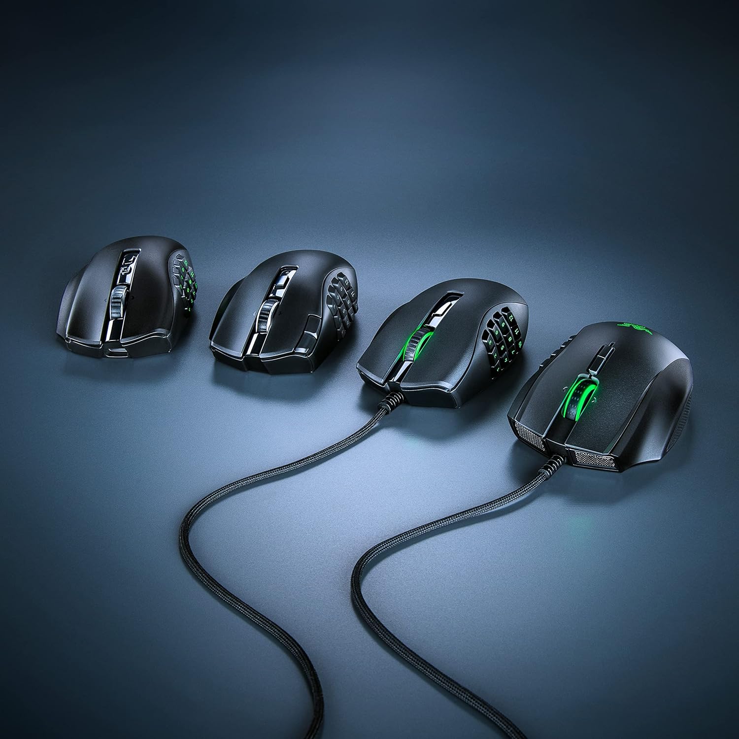 Razer Gaming Mouse Wireless MMO Naga V2 Hyperspeed 19 Buttons 30000Dpi Bluetooth – Black Gaming Mouse