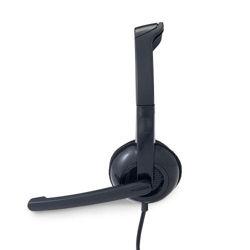 Verbatim 70721 headset earcup and microphone, side view