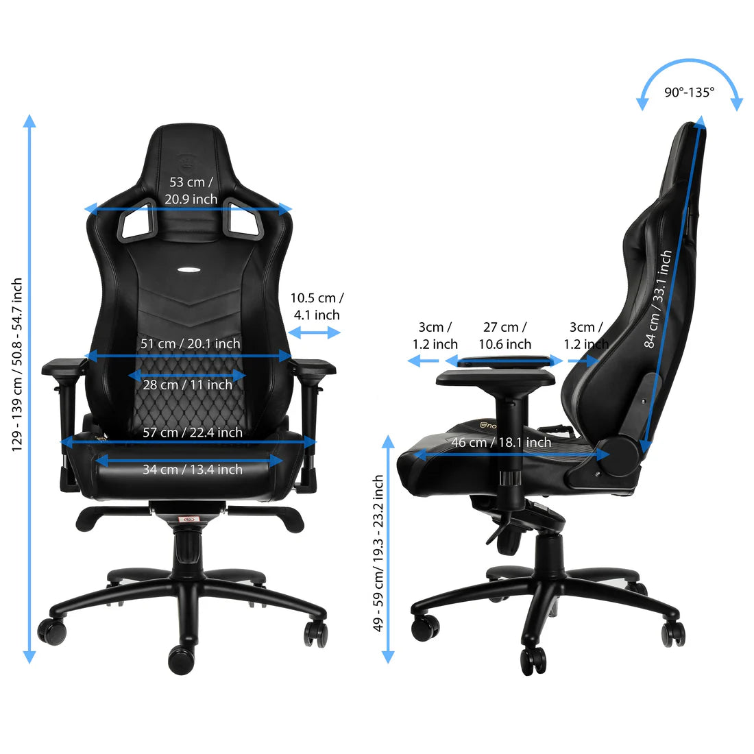 Noblechair Epic Gaming Chair Gaming Chairs