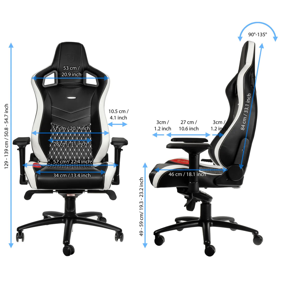 Noblechair Epic Gaming Chair Gaming Chairs