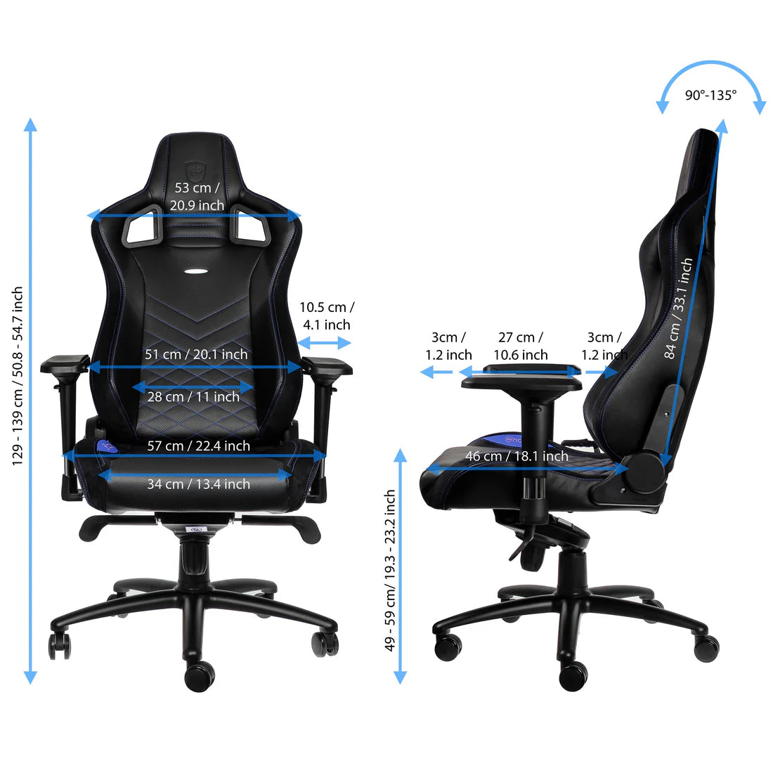 Noblechair Epic Gaming Chair Gaming Chairs