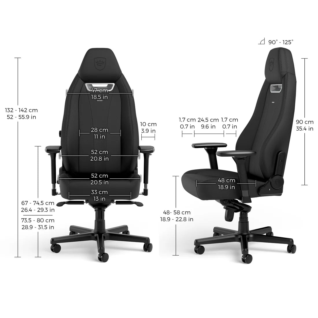 Noblechairs Legend Gaming Chair Faux Vegan Leather Gaming Chairs