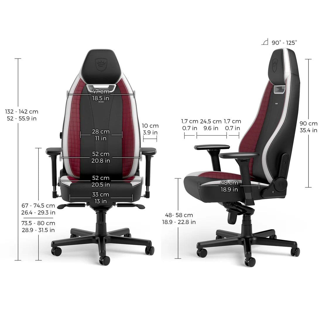 Noblechairs Legend Gaming Chair Faux Vegan Leather Gaming Chairs