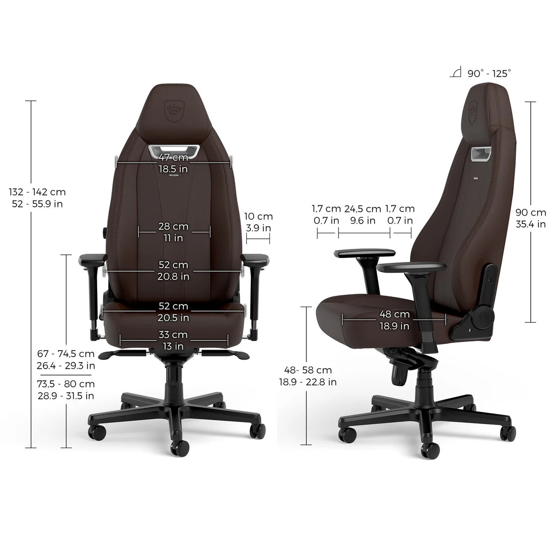 Noblechairs Legend Gaming Chair Faux Vegan Leather Gaming Chairs