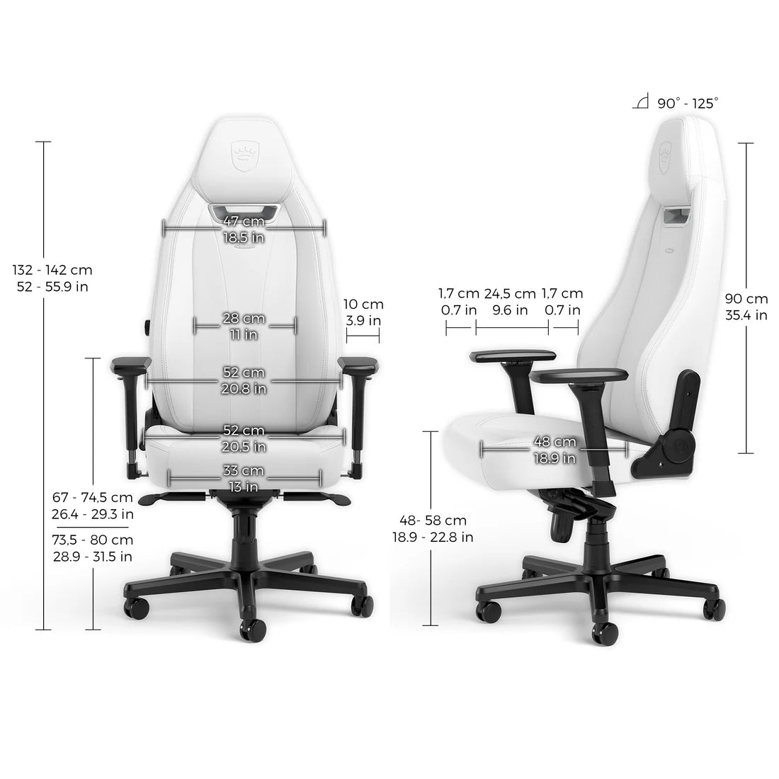 Noblechairs Legend Gaming Chair Faux Vegan Leather Gaming Chairs