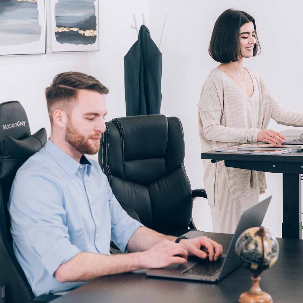 MotionGrey - Motion Series - L Shape Desk Desks