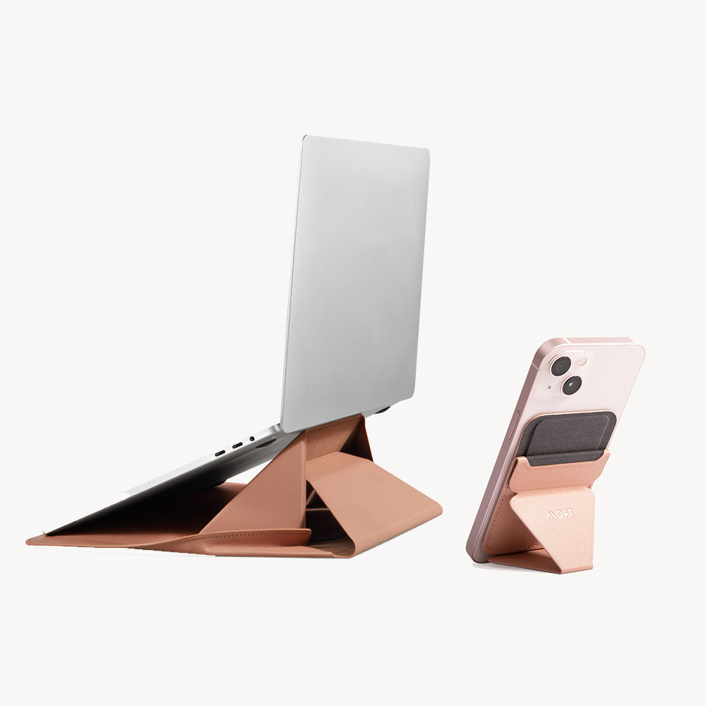 Urban Commuter Set - Laptop Sleeve & Snap-On Phone Stand by MOFT Laptop Stand