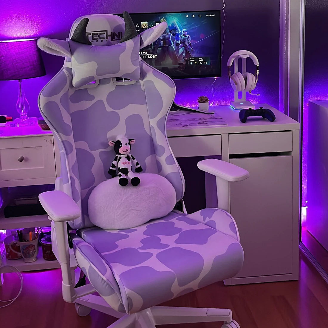 Techni Sport Cow Series Gaming Chair Ergonomic Gaming Chairs