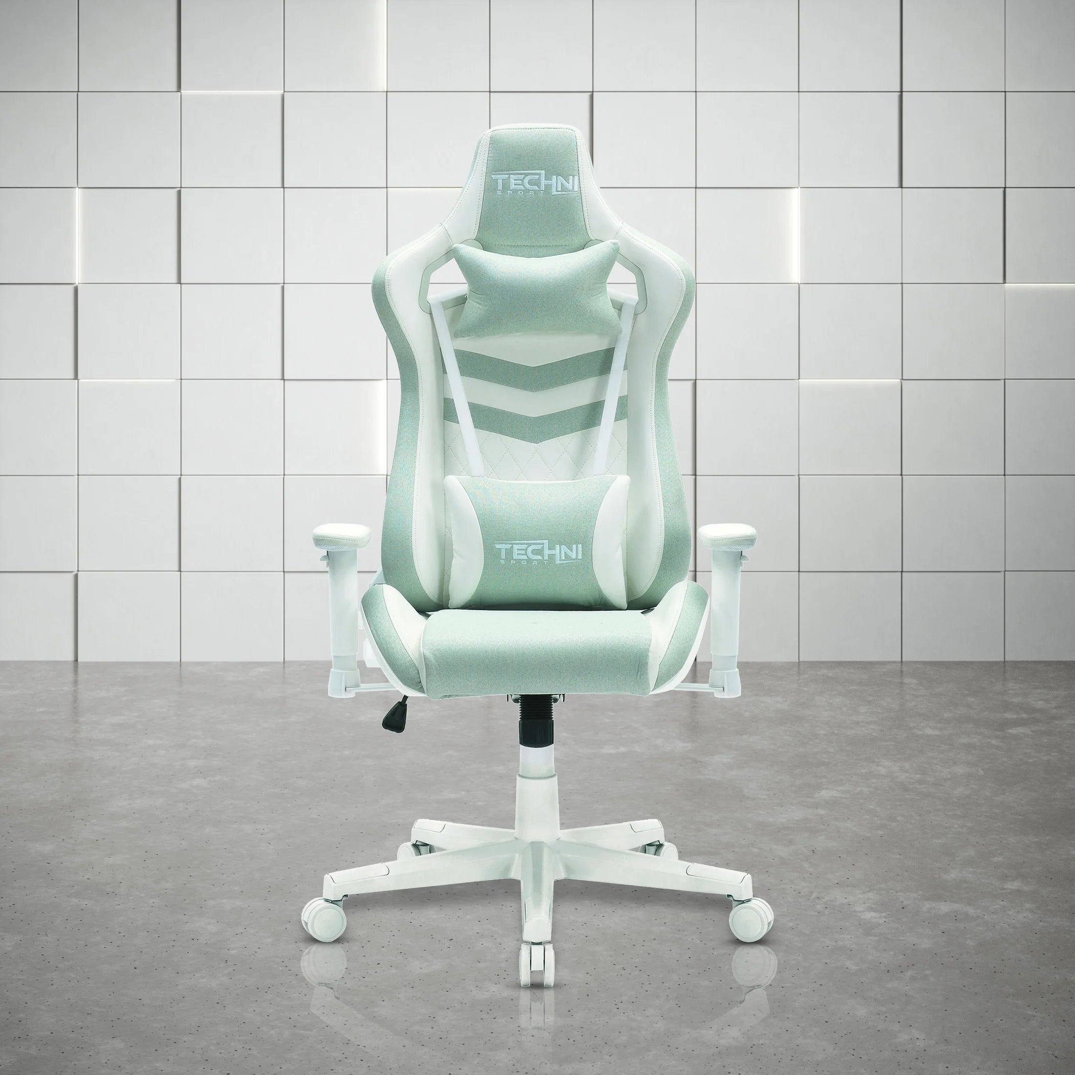 Techni Sport TS86 Ergonomic Pastel Gaming Chair, Mint Gaming Chairs