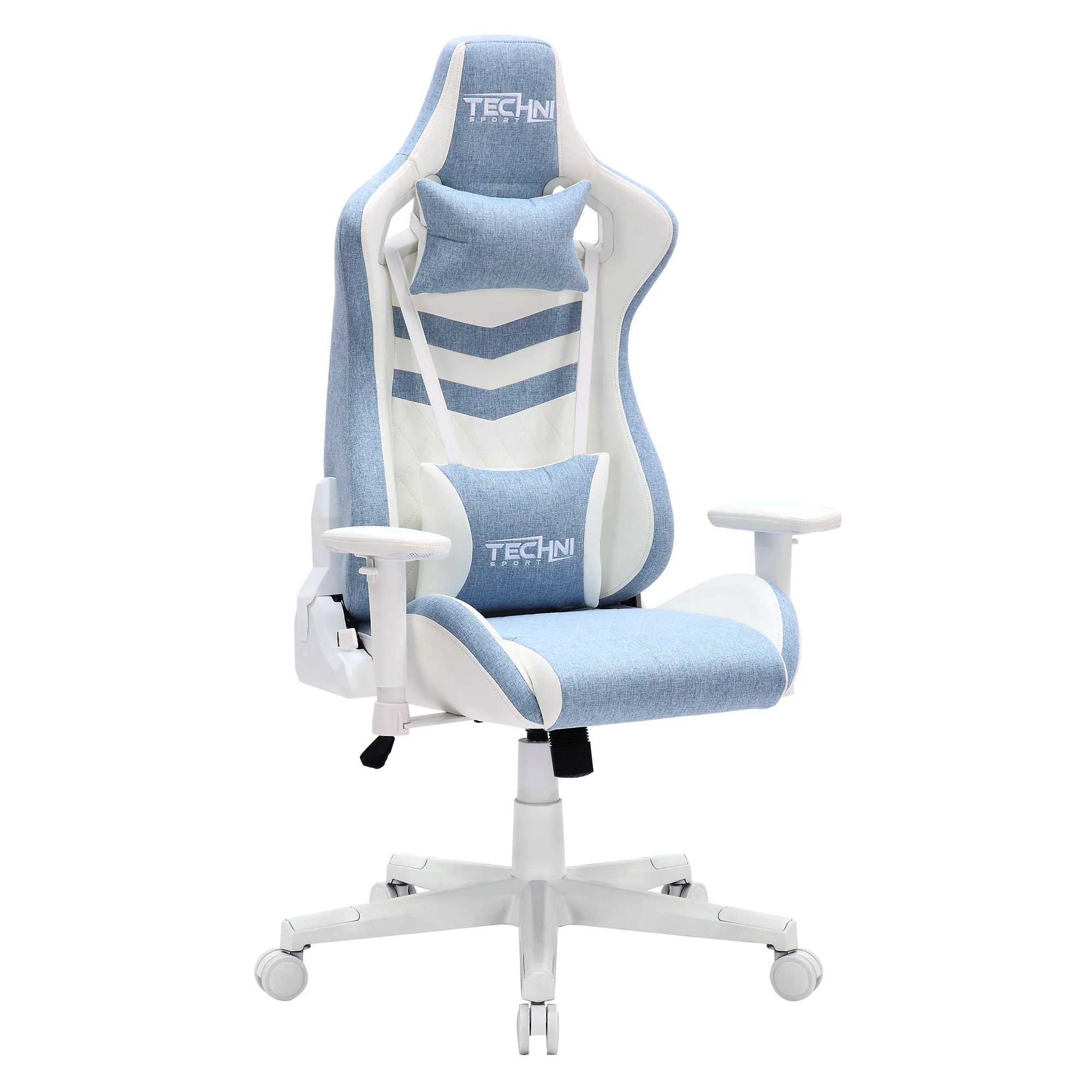Techni Sport TS86 Ergonomic Pastel Gaming Chair, Blue Gaming Chairs