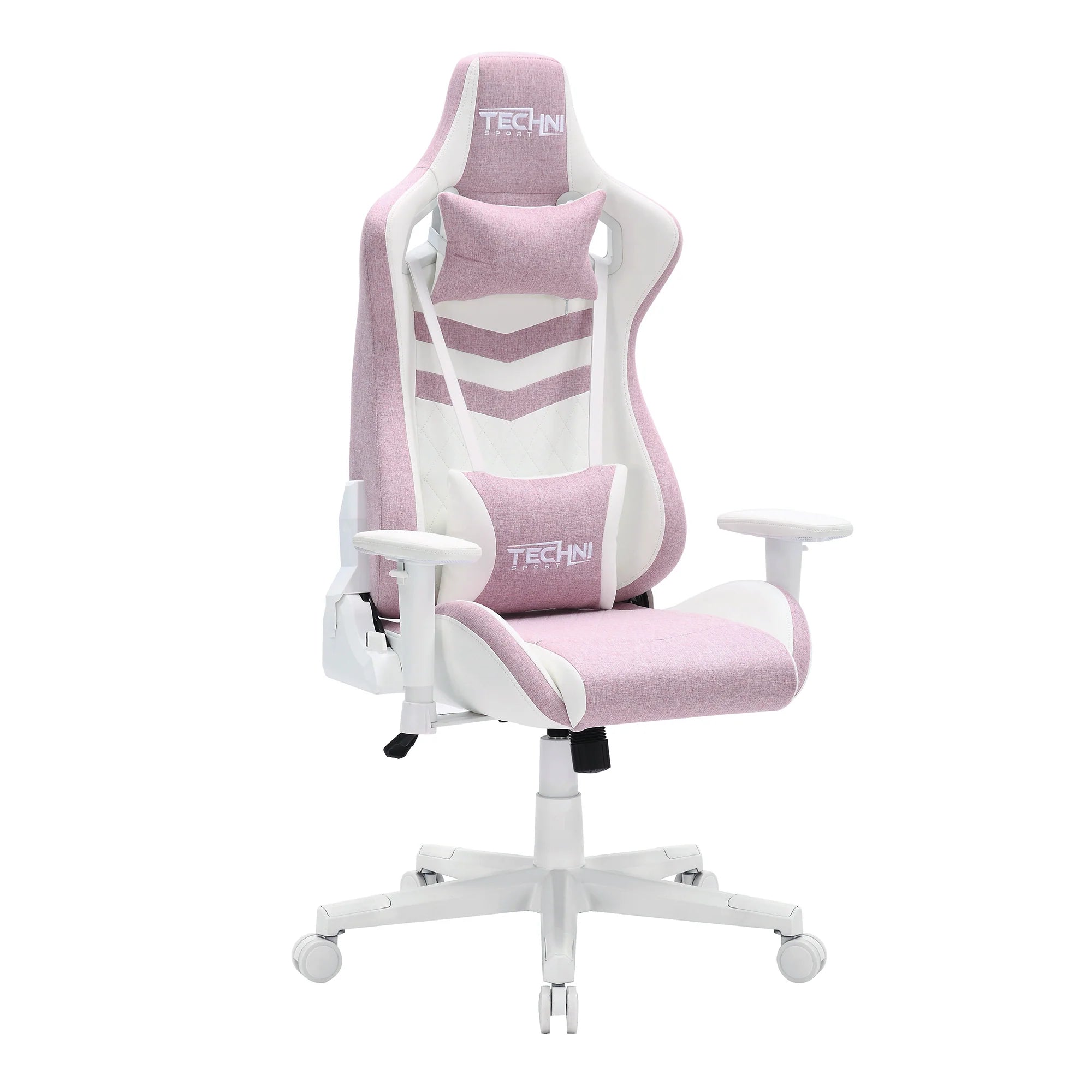 Techni Sport TS86 Ergonomic Pastel Gaming Chair, Pink Gaming Chairs