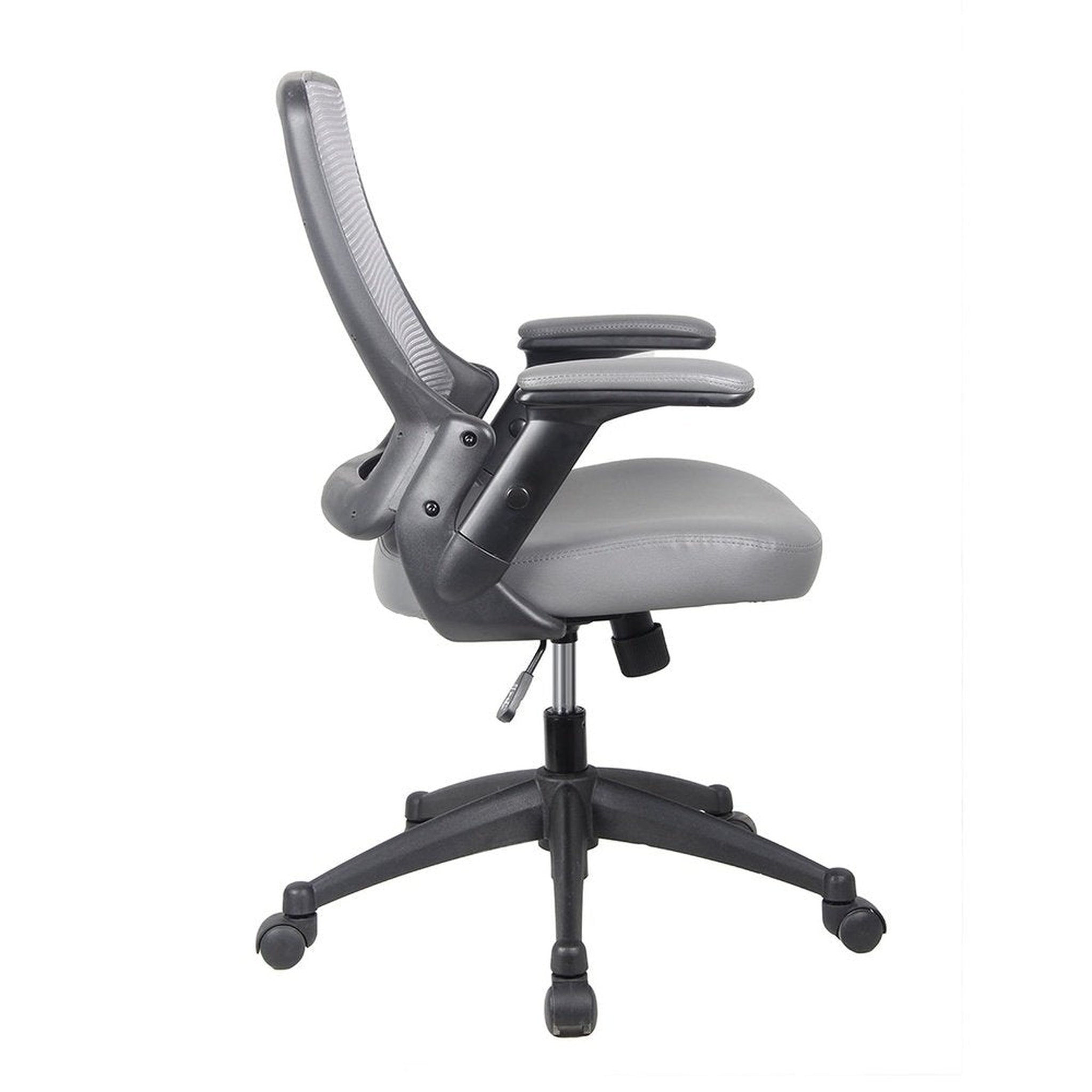 Techni Mobili Mid-Back Mesh Task Office Chair with Height Adjustable Arms Office Chairs