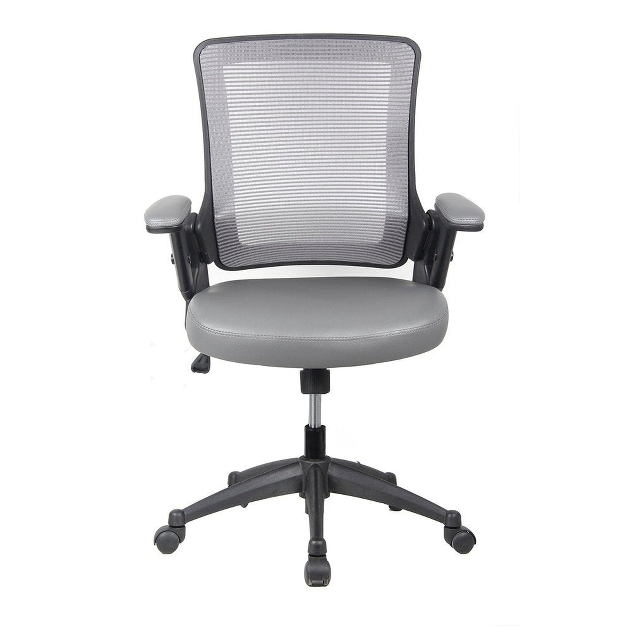 Techni Mobili Mid-Back Mesh Task Office Chair with Height Adjustable Arms Office Chairs