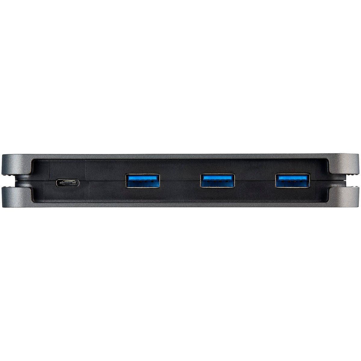 StarTech.com HB30CM3A1CB three USB-A ports and one USB-C port close-up