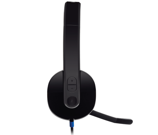 Logitech H540 black USB-A headset view 3