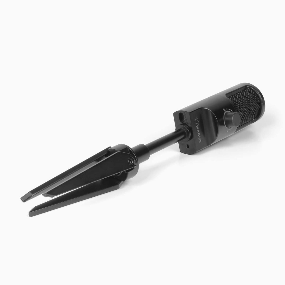 Aluratek AUVM01F microphone and collapsible tripod base