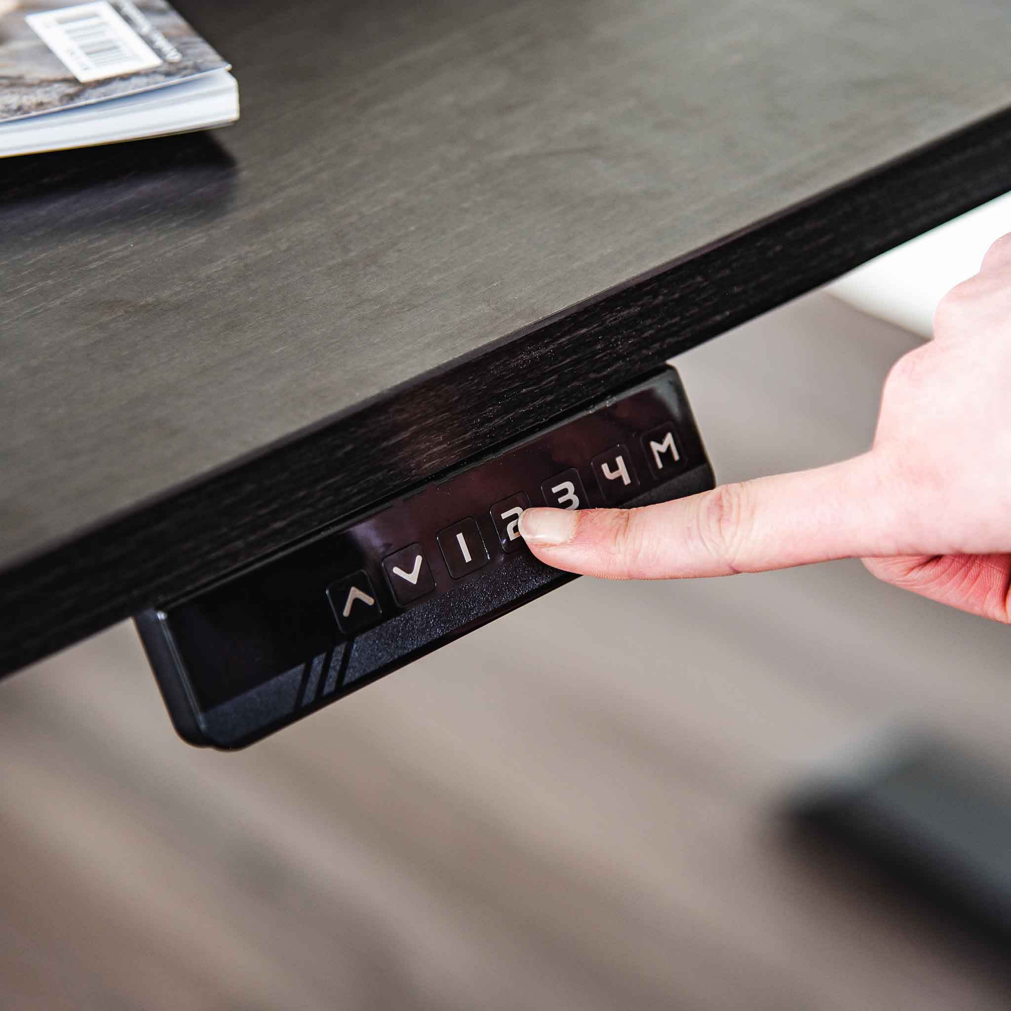 MotionGrey - Motion Series - Standing Desk with Table Top Desks