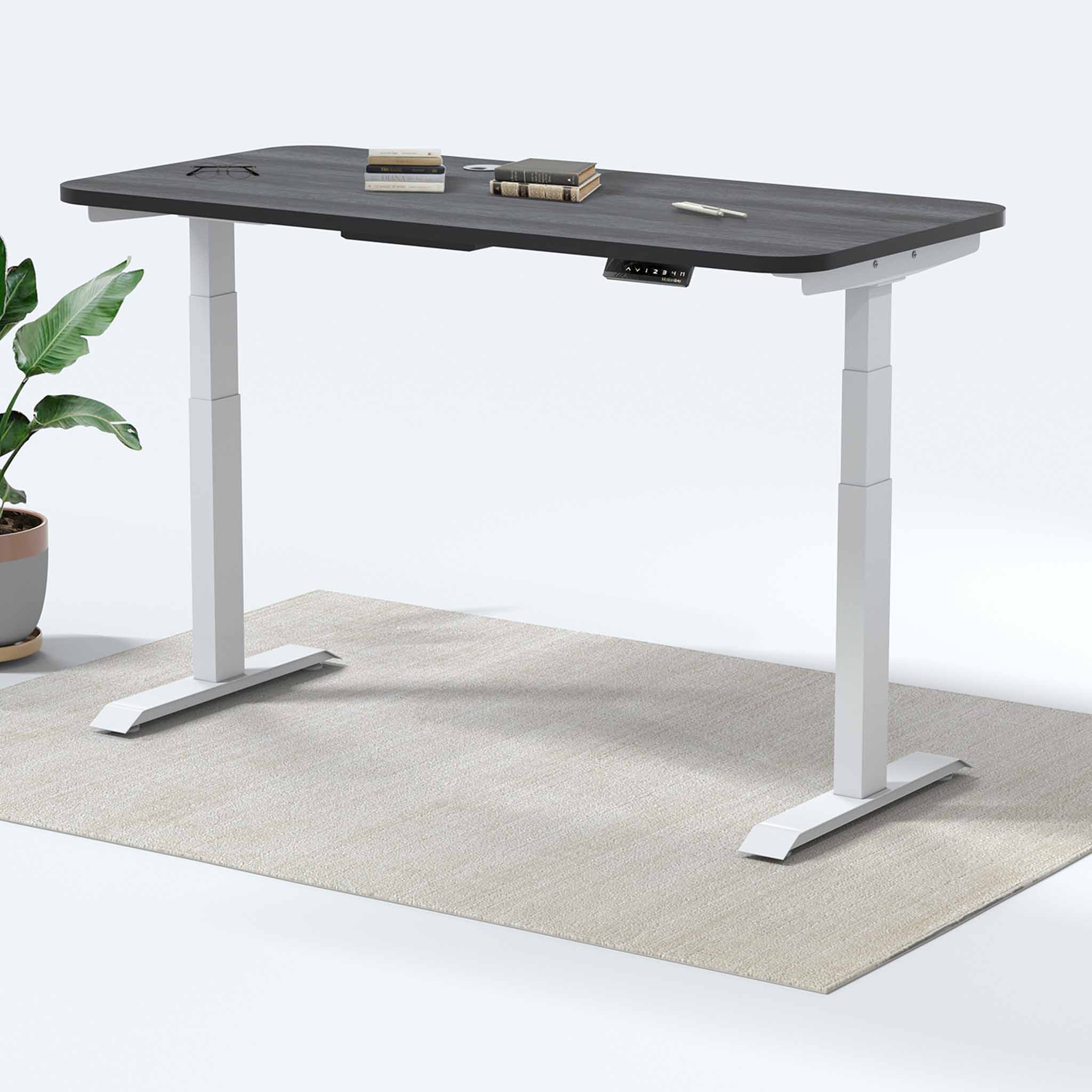 MotionGrey - Motion Series - Standing Desk with Table Top Desks