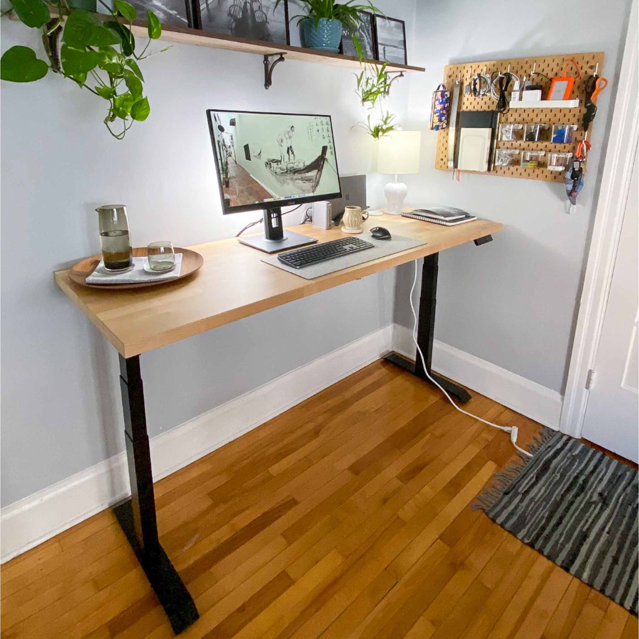 MotionGrey - Motion Series - Standing Desk with Table Top Desks