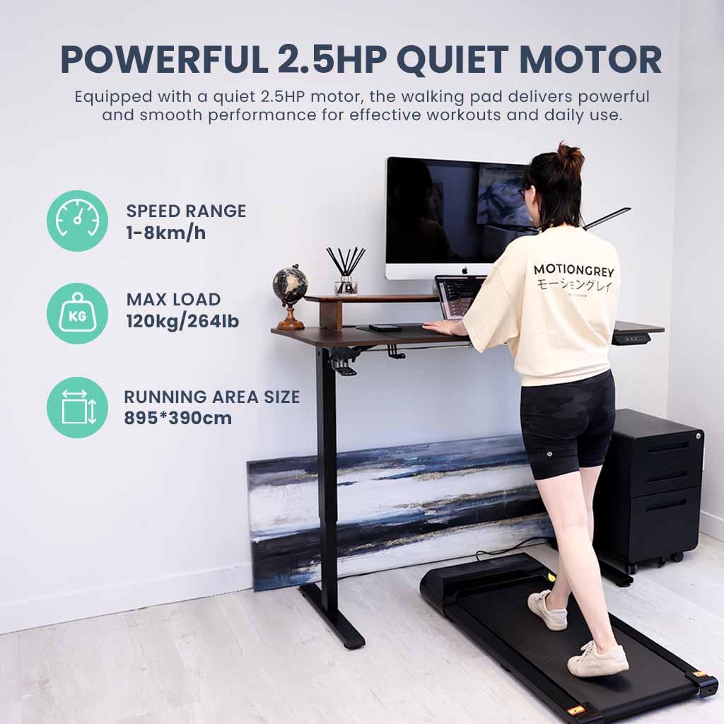 MotionGrey - Eco Slim Motion Walking Pad Treadmill Treadmills