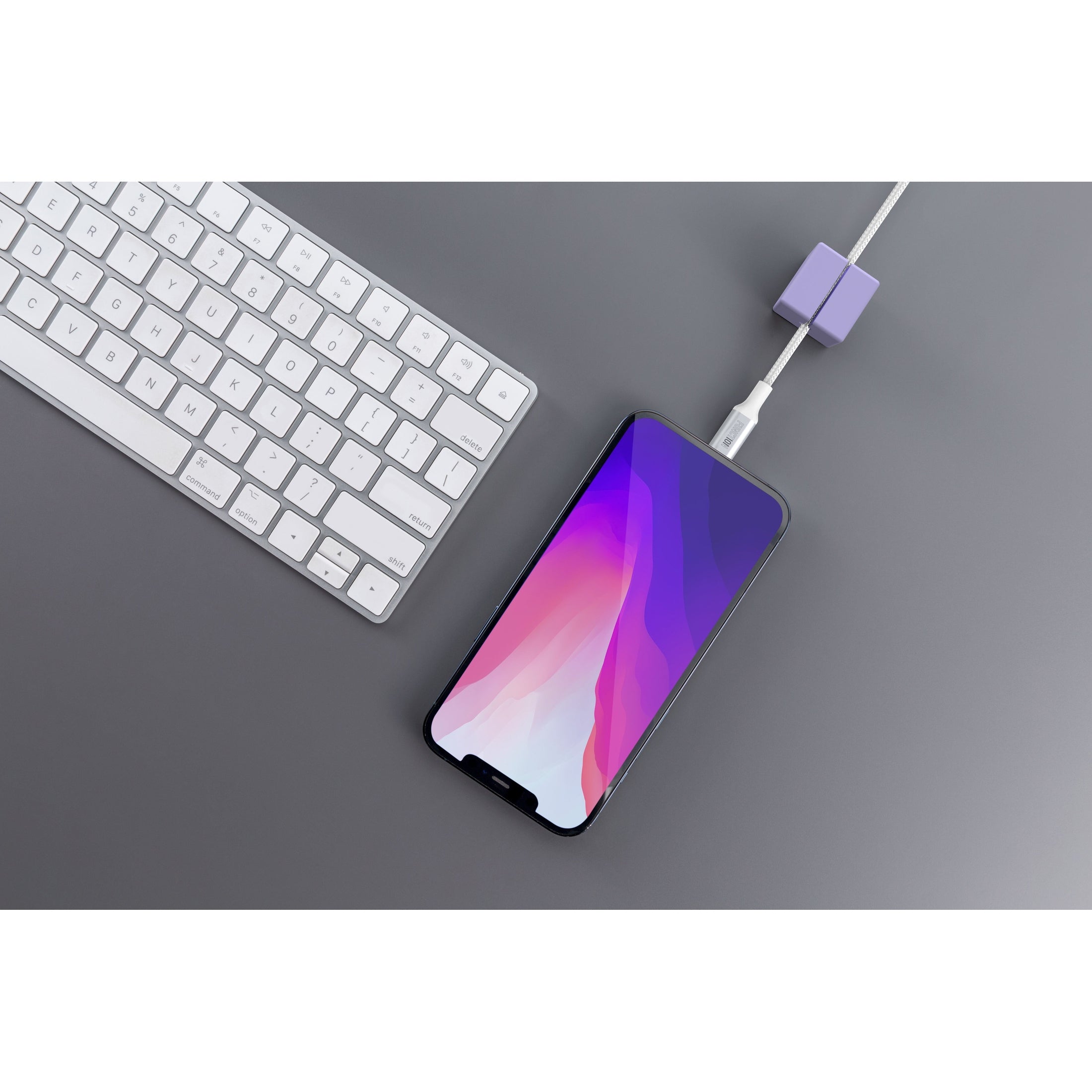 CABLE BLOCK XL - Purple 3 Pack by Function101 Cable Management