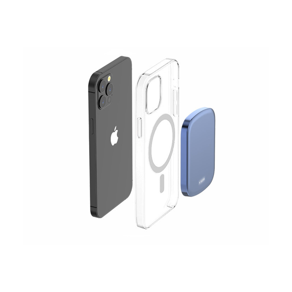 Chargomate Magnetic Portable Wireless Charger And Power Bank For Apple And Android by VistaShops Power Adapters & Chargers