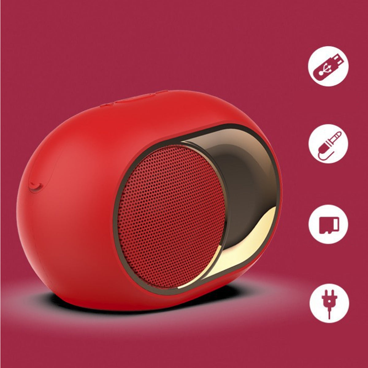 Olden Golden Bluetooth Speaker by VistaShops Speakers
