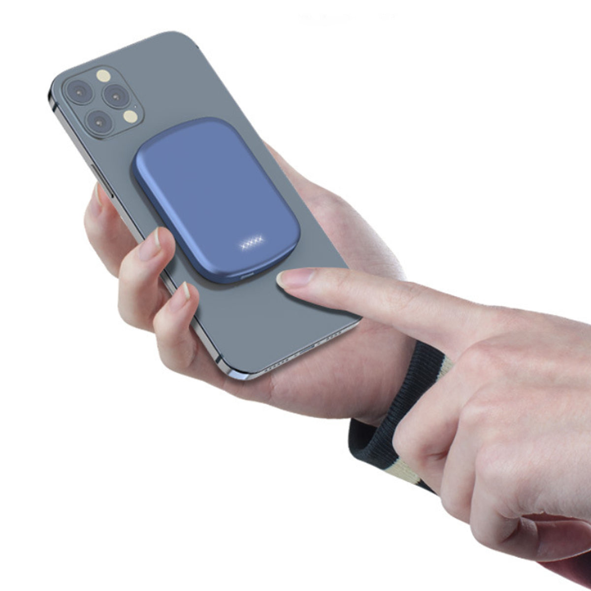 Chargomate Magnetic Portable Wireless Charger And Power Bank For Apple And Android by VistaShops Power Adapters & Chargers