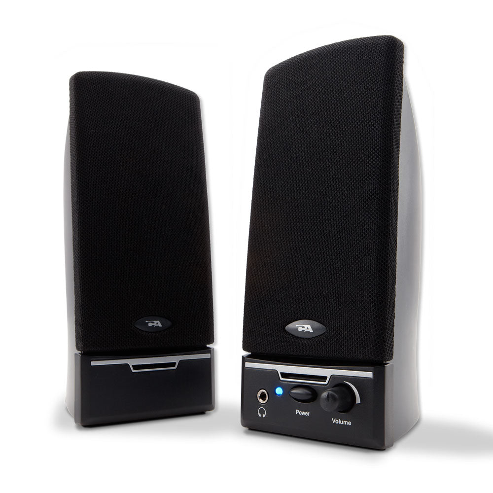 CA2014 2pc Desktop Speakers - BK, 4W Cyber Acoustics