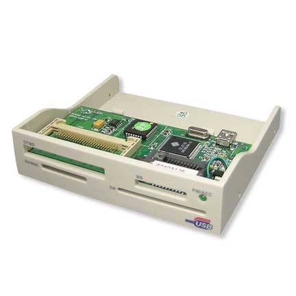 Generic USB 2.0 6-1 3.5 Bay Mount Card Reader Card Reader