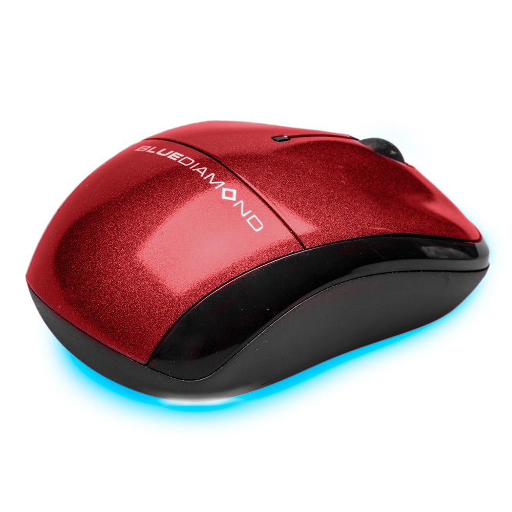 BlueDiamond Track Mobile- Travel Wireless Mouse Red BlueDiamond Mouse