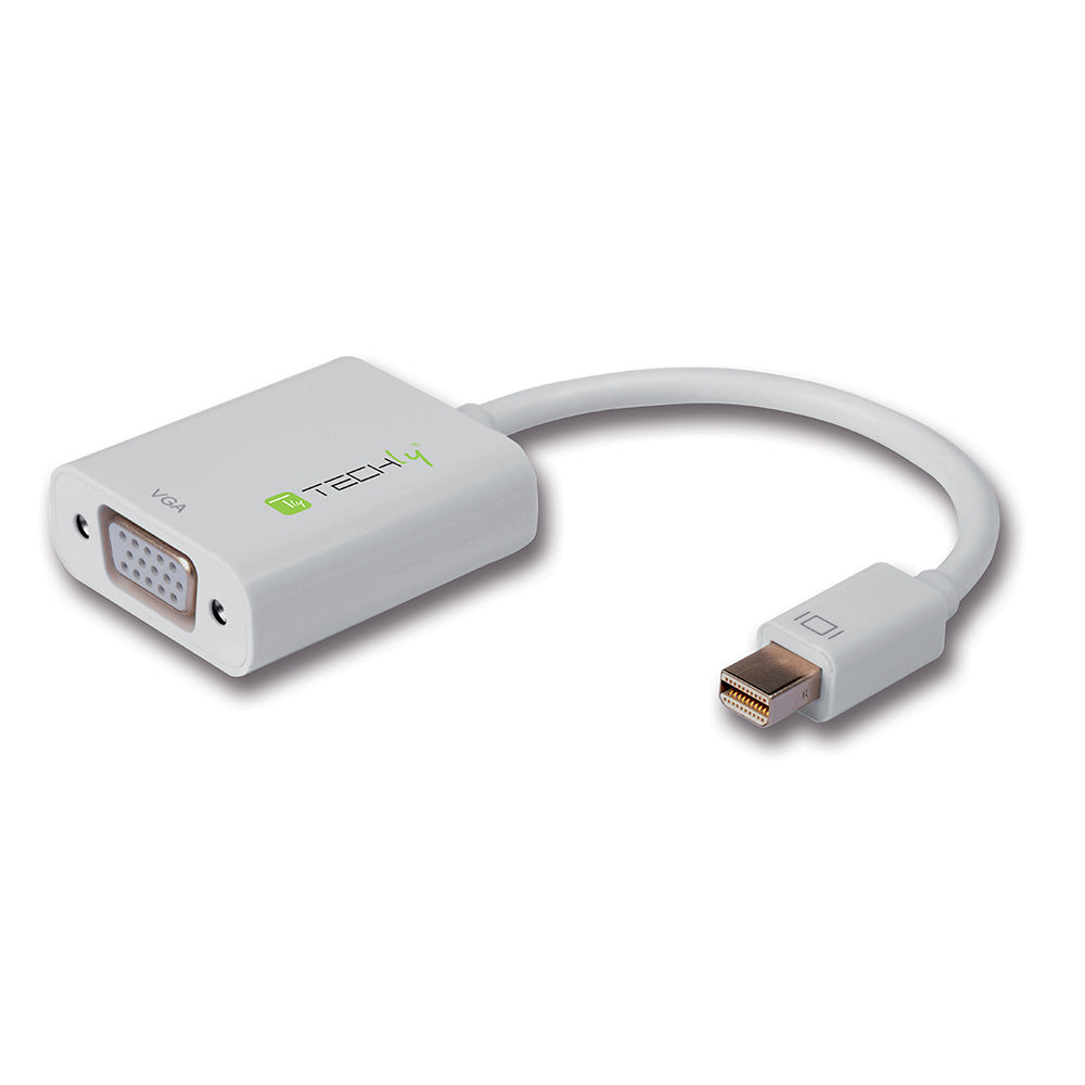 Mini Displayort 1.2 to VGA Adapter by Techly Power Adapters & Chargers