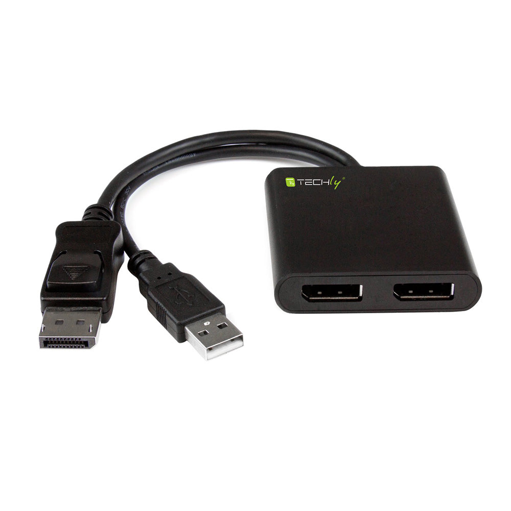 DisplayPort Multi Stream Hub by Techly Power Adapters & Chargers